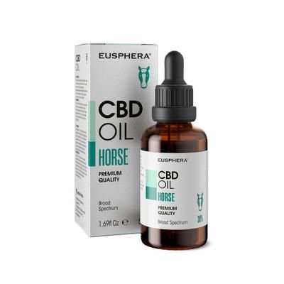 Olio CBD per la salute dei cavalli ad azione tranquillante - Eusphera