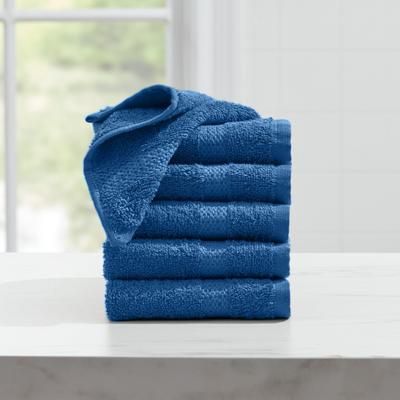 BH Studio 6-PC Wash Cloth Set by BH Studio in Navy