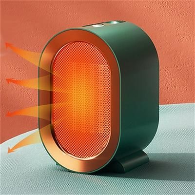 riscaldatore elettrico portatile con termostato 1200w riscaldatore in ceramica ptc sicuro e silenzioso riscalda fino a 20 metri quadrati ventilatore di aria calda invernale al coperto mini ventilatore