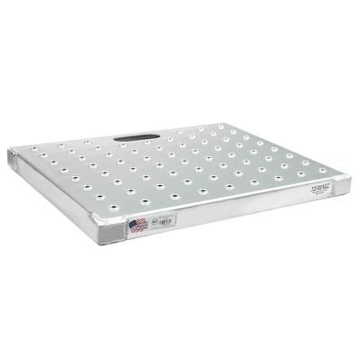 New Age 53599 Ergo Single Step Platform - Aluminum, Silver