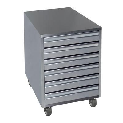 U-Line UCCATP 24" Storage Cabinet w/ 6 Drawers, Stainless Steel