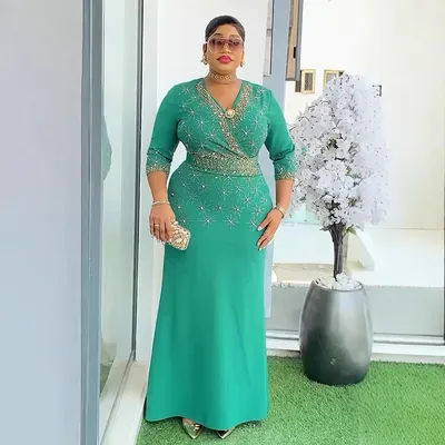 African Dresses for Women Plus Size Africa Clothes Dashiki Ankara Outfits Gown Muslim Turkey Wedding Party Long Maxi Dress 2025