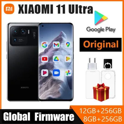 Xiaomi Mi 11 Ultra Smartphone 5G 5000mAh Battery Snapdragon 888 Octa-core 50MP Camera 6.81” Display Android used phone