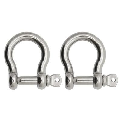 Extreme Max Boattector Stainless Steel Bow Shackle 7/8in Pack of 2 3006.8306.2