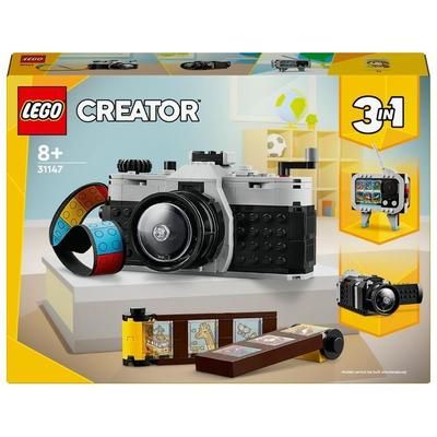 LEGO Creator 31147 3in1 Fotocamera Retro, Giochi per Bambini 8+ Anni,