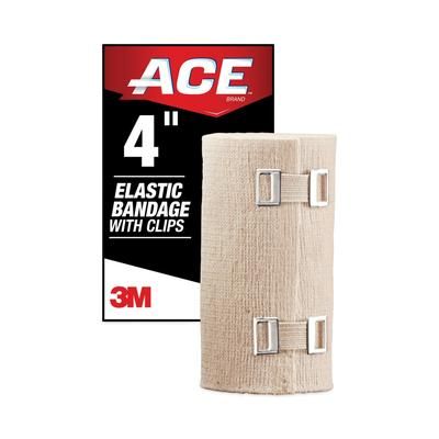 3M 207313 Elastic Bandage with E-Z Clips, 4 x 64 MMM207313