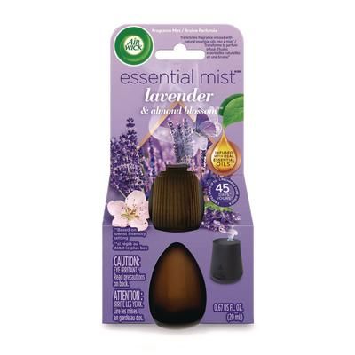 Air Wick 98552EA Essential Mist Refill, Lavender and Almond Blossom, 0.67 oz RAC98552EA