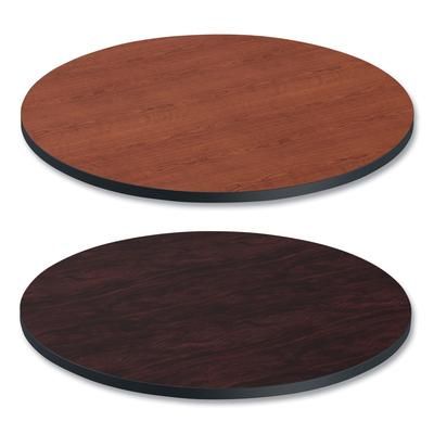 Alera TTRD36CM Reversible Laminate Table Top, Round, 35 3/8w x 35 3/8d, Medium Cherry/Mahogany ALETTRD36CM