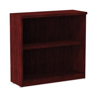 Alera VA63-3032MY Valencia Series Bookcase, Two-Shelf, 31 3/4w x 14d x 29 1/2h, Mahogany ALEVA633032MY