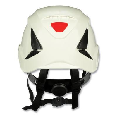 3M X5001ANSI SecureFit X5000 Series Safety Helmet, 6-Point Pressure Diffusion Ratchet Suspension, White MMMX5001ANSI