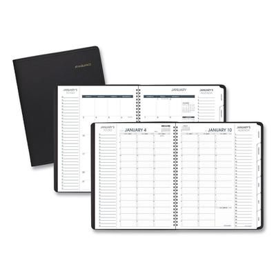 At-A-Glance 70950V05 Triple View Weekly Vertical-Column Format Appointment Book, 11 x 8.25, Black Cover, 12-Month (Jan to Dec): 2024 AAG70950V05