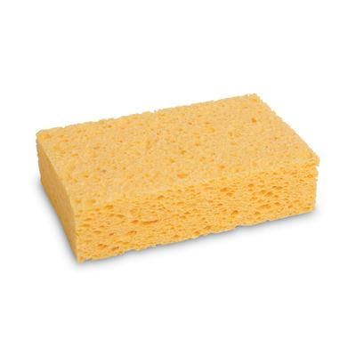 Boardwalk PAD CS2 Medium Cellulose Sponge, 3.67 x 6.08, 1.55" Thick, Yellow, 24/Carton - Case of 24