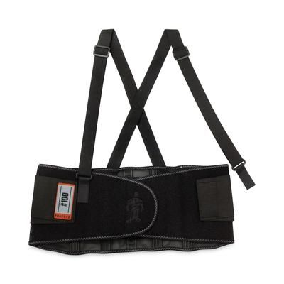 Ergodyne 11382 ProFlex 100 Economy Spandex Back Support Brace, Small, 25" to 30" Waist, Black, Ships in 1-3 Business Days 150-11382