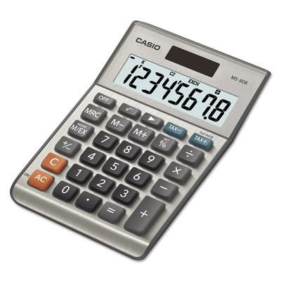 Casio MS80B MS-80B Tax and Currency Calculator, 8-Digit LCD CSOMS80B
