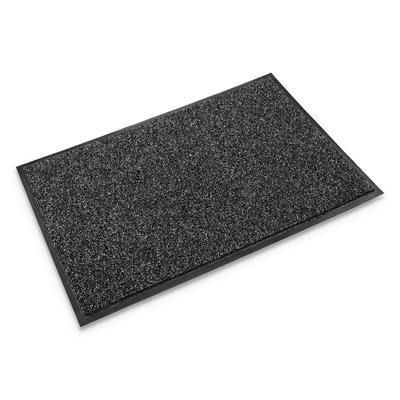 Crown Mats & Matting CS-0035GY Cross-Over Indoor/Outdoor Wiper/Scraper Mat, Olefin/Poly, 36 x 60, Gray CWNCS0035GY