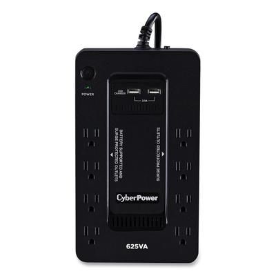 Cyber Power Systems ST625U Standby UPS Battery Backup, 8 Outlets, 625 VA, 890 J