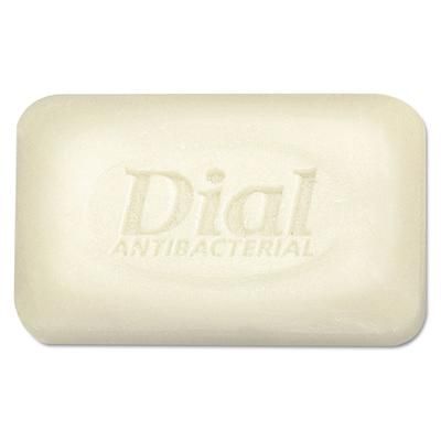Dial Professional 00098 Antibacterial Deodorant Bar Soap, Unwrapped, White, 2.5oz, 200/Carton - Case of 200 00098DIAL