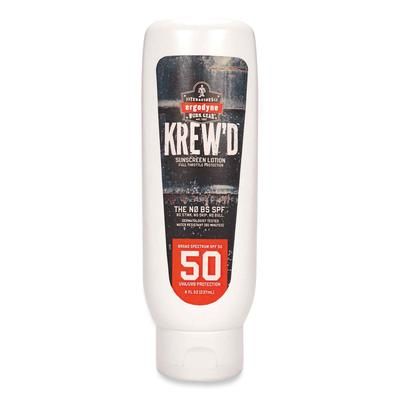 Ergodyne 16631 Krewd 6351 SPF 50 Sunscreen Lotion, 8 oz Bottle, Ships in 1-3 Business Days EGO16631