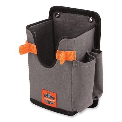 Ergodyne 19185 Squids 5543 Handheld Barcode Scanner Mount Holder w/Fastener Straps, 2 Comp, 3.5 x 2.5 x 7.3, Gray,Ships in 1-3 Business Days