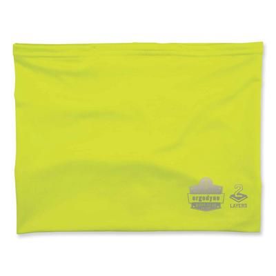 Ergodyne 42144 Chill-Its 6489 2-Layer Cooling Performance Knit Multi-Band, Polyester/Spandex, S/M, HiVis Lime, Ships in 1-3 Business Days EGO42144