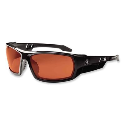Ergodyne 50021 Skullerz Odin Safety Glasses, Black Nylon Impact Frame, Polarized Copper Polycarbonate Lens, Ships in 1-3 Business Days EGO50021