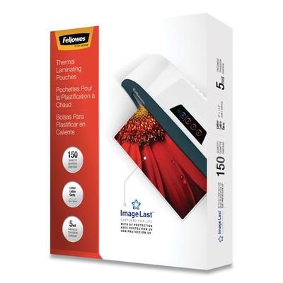 Fellowes 5204007 ImageLast Laminating Pouches with UV Protection, 5 mil, 9" x 11.5", Clear, 150/Pack - Pack of 150