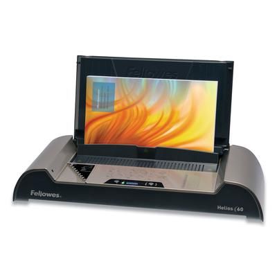 Fellowes 5219501 Helios 60 Thermal Binding Machine, 600 Sheets, 20.88 x 9.44 x 3.94, Platinum/Graphite