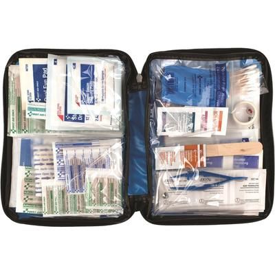First Aid Only 428 First Aid Kit, 138 Pc, Fabric, Blue FAO428