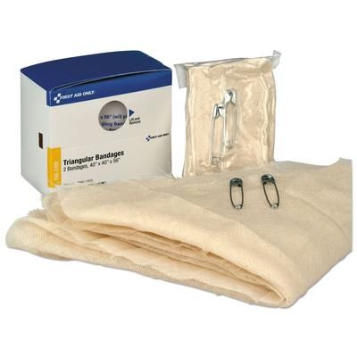 First Aid Only FAE5100 Refill for SmartCompliance Gen Business Cabinet, Triangular Bandages, 40 x 40 x 56, 2/Box - Box of 2 FAOFAE5100