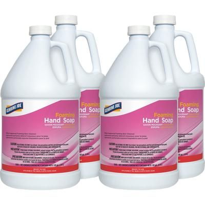 Genuine Joe 18418CT Ultra Mild Foaming Skin Cleanser - Fresh Scent - 1 gal (3.8 L) - Hand, Skin - Pink - Anti-irritant - 4 / Carton - Case of 4