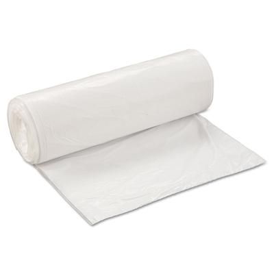 InteplastPitt WSL3858XHW-2 Low-Density Commercial Can Liners, 60 gal, 0.7 mil, 38" x 58", White, 100/Carton - 4 Rolls IBSSL3858XHW-2