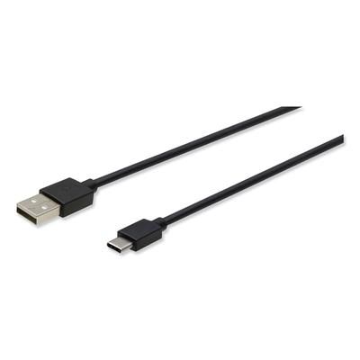 Innovera 30016 USB to USB C Cable, 10 ft, Black IVR30016