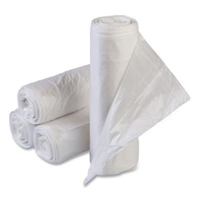 InteplastPitt SLW3858SPNS Low-Density Commercial Can Liners, 60 gal, 1.15 mil, 38" x 58", Clear, 100/Carton - 5 Rolls