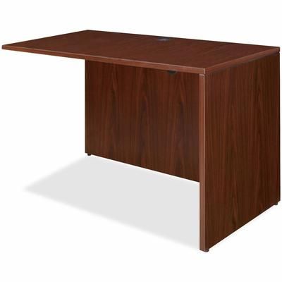 Lorell 69387 Return Shell,48"x24"x29-1/2",Mahogany LLR69387