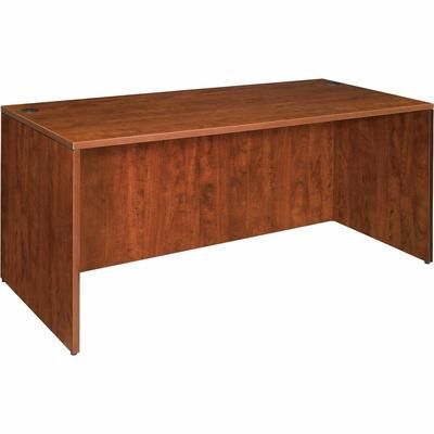 Lorell 69408 Desk Shell, 66"x30"x29-1/2", Cherry LLR69408