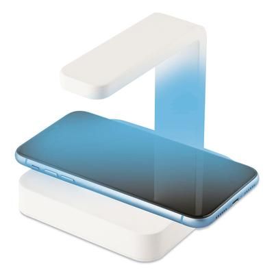 Itek™ UV61782 Sterilizer and Wireless Phone Charger, White