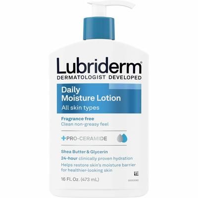 Johnson & Johnson 48323CT Moisturizing Lotion, Lubriderm, Daily, 16oz., 12/CT - Case of 12 JOJ48323CT