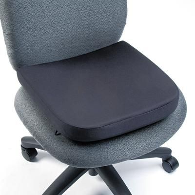 Kensington 82024 Memory Foam Seat Rest, 13.5w x 14.5d x 2h, Black KMW82024