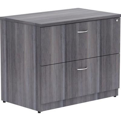 Lorell 69563 Lateral File, Anti-tip, 35"x22"x29-1/2", Weathered Charcoal LLR69563