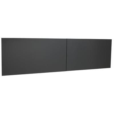 Lorell 79176 Stack-On Hutch Door Kit, f/ 60", Charcoal LLR79176
