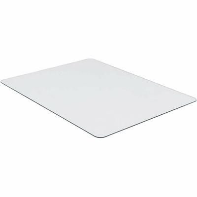 Lorell 82833 Chairmat, Tempered Glass, 46"Wx36"Lx1/4"H, Clear LLR82833
