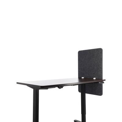 Lumeah LUDM24361A Desk Modesty Adjustable Height Desk Screen Cubicle Divider and Privacy Partition, 23.5 x 1 x 36, Polyester/Nylon, Ash GN1LUDM24361A