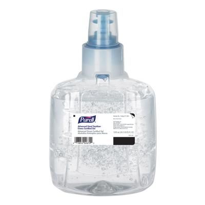Purell 1903-02 Advanced Hand Sanitizer Green Certified Gel Refill, 1200 ml, Fragrance Free GOJ190302