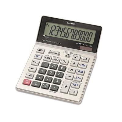 Sharp VX2128V Commercial Desktop Calculator, 12-Digit LCD SHRVX2128V