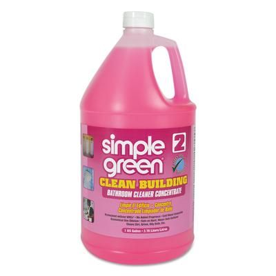 Simple Green 11101 Clean Building Bathroom Cleaner Concentrate, Unscented, 1gal Bottle SPG11101