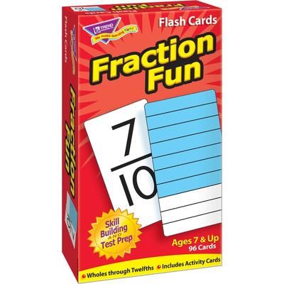 Trend Enterprises 53109 Fraction Fun Flash Cards TEP53109
