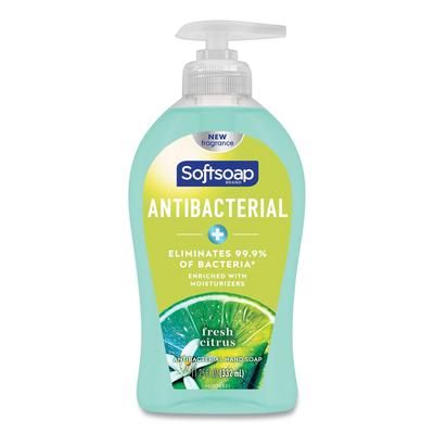 Softsoap 44572 Antibacterial Hand Soap, Fresh Citrus, 11 1/4 oz Pump Bottle, 6/Carton - Case of 6 CPC44572