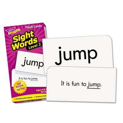 Trend Enterprises T53018 Skill Drill Flash Cards, 3 x 6, Sight Words Set 2 - Pack of 96 TEPT53018