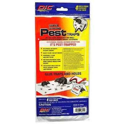 Pic Super Strong Pest Traps - 4 Pack - Blue/Orange 4