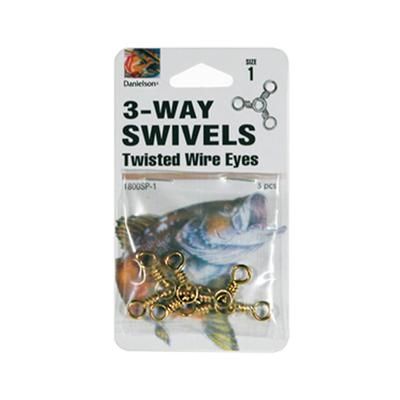 Danielson 3-Way Swivels - Brass 2